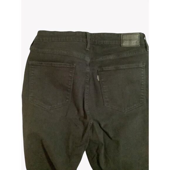 Levis Womens 721 High-Rise Skinny Black Jeans Size 32 Cotton Blend - Picture 6 of 6